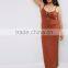 women's Lace Up Front big size Maxi Beach Dress