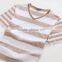 custom wholesale cheap own design cotton v-neck t shirt