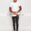 High Quality Guangzhou Custom Short Sleeve Crew Neck White Mens Cotton Elastane Breathable Fitness Skinny Fashion Plain T-Shirt