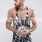 2017 High Quality New Design Summer Custom Black Gym Wear Comfortable 100% Polyester Fashion Men's Printing Sport Tank Tops