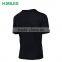 Custom design drifit short sleeve gym running cloth mens dry fit sport shirt
