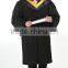 Boys School Uniform Graduation Cap and Gown in Polyester Material and OEM Service
