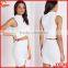 2015 New Style Sleeveless High Neck Ladies Crop Top