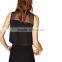 2017 OEM Summer Nifty Asymmetric Frilled Round Neck Women Sarafan