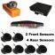 Hottest Front and Rear Parking Sensor, 6 front and rear reverse parking sensor Kit