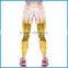 Wholesale high waist women custom printed leggings