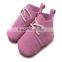 Top quality 100% handmade suede genuine leather newborn shoes moccasins baby boots