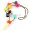 New Different Colors Pom Pom Tassel Necklaces