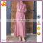 factory price pink new design modern abaya,islamic clothing dubai abaya with side invisible zipper