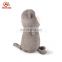 Promotional sitting stuffed toy thinking plush cat with tag-35cm