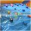 orange inflatable obstacle course, high quality inflatable obstacle game