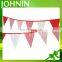 Wholesale high quality customized decoration pennant triangle flag outdoor bunting