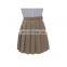 Cotton blend school girl skirt wholesale