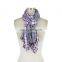 Cotton Check Double-Side Crinkle Gingham Check Scarf Neck wear