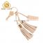 Luxury Bag Accessories Leather Tassel Keychain