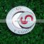 2016 promotional gift magnetic coin golf ball marker with logo