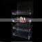 Custom opi nail polish display rack with clear acrylic