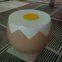 Fiberglass Egg-shaped Tea Table