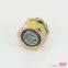 M40*1.5 COLOR ZINC GALVANIZED STEEL STRAIGHT CONDUIT CONNECTOR CNC MACHINED