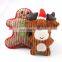 Hot selling durable dog chew toy squeaky plush deer santa snowman toys for dog pet