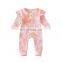 RTS Pearl Sleeve Playsuit Baby Clothes Rompers Tie Dye One Piece Jumpsuit