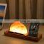 Mesun N9 Portable Himalayan Salt Desk Lamp Bedside Lamp QI Wireless Charger