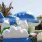 Airport Theme Inflatable Kids Playground Jumping Castles Outdoor
