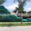 Home Use Green Wave Water Slides Kids and Adult Inflatable Large Water Slide With Pool