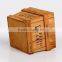 Accept custom square vintage wooden flower crate,silk printing antique crate