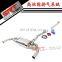 super racing tailpipe 304 steel exhaust for Mercedes benz CLA class exhaust mufflers cat back with quad double tip