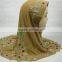 A525 polyester beautiful muslim hijab