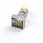 22MM AC 20-500V Voltmeter Square Panel LED Digital Voltage Meter Indicator Light Digital Panel Indicator