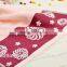 Pure cotton no twist elegant flower jacquard towel