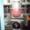 Round atumetic tampo pad printing machine for inflated soccer pvc ball big logo