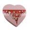 Custom cardboard paper heart shaped undergarment lingerie packaging gift box