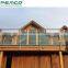 Low MOQ modern Deck railing designs tempered glass Balustrade Railing