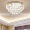 High quality modern style indoor living room blue crystal ceiling pendant lighting
