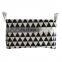 Rectangle Large Black White Collapsible Canvas Storage Basket Laundry Clothes Hamper Bag