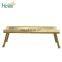 New Listing Gift Set Living Bath Serving Accessories Luxury Foldable Bamboo Bathtub Caddy Tray