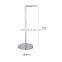 Fashion Modern Stainless Steel Toilet Paper Holder  Simple Toilet Paper Holder  and Easy to Use Standing Toilet Paper Holder