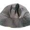 women's eco leather medium brim bucket hats