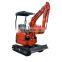 1ton 1.8ton 2ton 3ton crawler small digger mini excavator with cabin