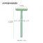 Mens Straight Metal Stainless Steel Double Edge Shaving Safety Razor For Face women green razor