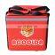 Custom Pizza Food Hot Warmer Thermal Motoboy Delivery Bag For Bike