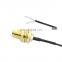 Solder End to SMA Cable, RG1.13 Cable Welding Connector to SMA Female Cable