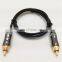 24K Gold Plated Oxygen Free Shielded Subwoofer Audio Cable RCA