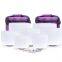 Meditation Therapy Chakra Quartz Glass Crucible Singing Bowl set