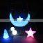 Swing led Chair twinkle star Shaped stool Courtyard Balcony Garden Indoor Outdoor Furniture Swing Hanging moon Chair