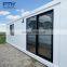 Modern luxury fast instal glass wall tiny house wooden container homes prefab houses