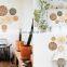 Set of 6 Rattan Wall Basket Decor Woven Bamboo Wall Hanging Art Decor Wholesale Vietnam Supplier